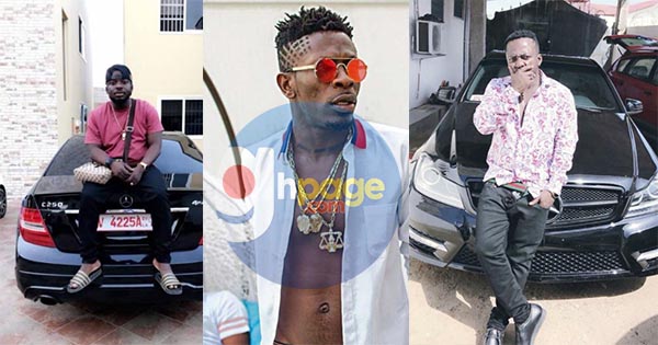 Photos: Shatta Wale gifts Flossy Blade a brand new Mercedes Benz