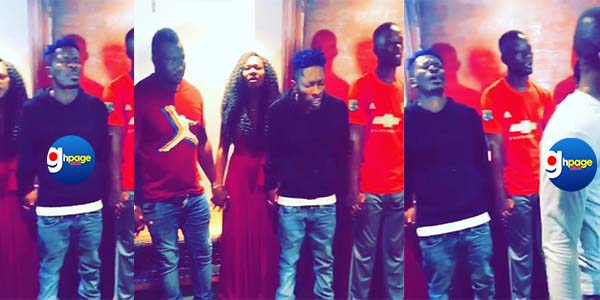 Video: Shatta Wale and The Shatta Movement Spends Val's Day Praying For Protection