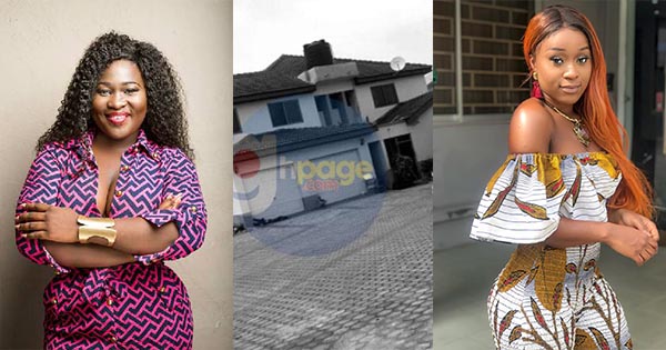 Sista Afia Flaunts Her $2 Million Dollar Mansion To Mock Efia Odo’s Unpainted Building(Video)