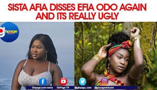 Beef Getting Hotter: Efia Odo Just Called Sista Afia A Hippopotamus & Social Media Can't Think Far