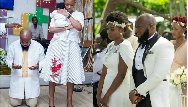 Trigmatic Outdoors First Child At Church With His Gorgeous Wife (Photos)