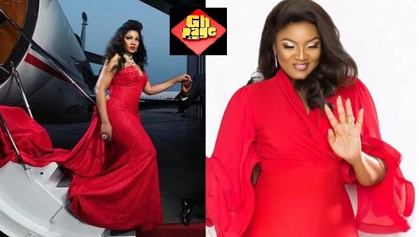 Photo: Omotola Stuns In Red As She Emerges From Private Jet For Her ...