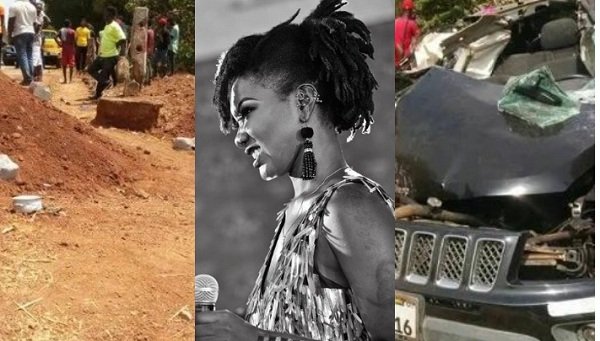 See Photos Of Death Trap Road, Heap Of Sand That Killed Ebony