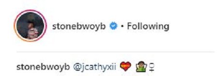Exclusive: Stonebwoy's daughter Catherine Jidula's Instagram account hacked