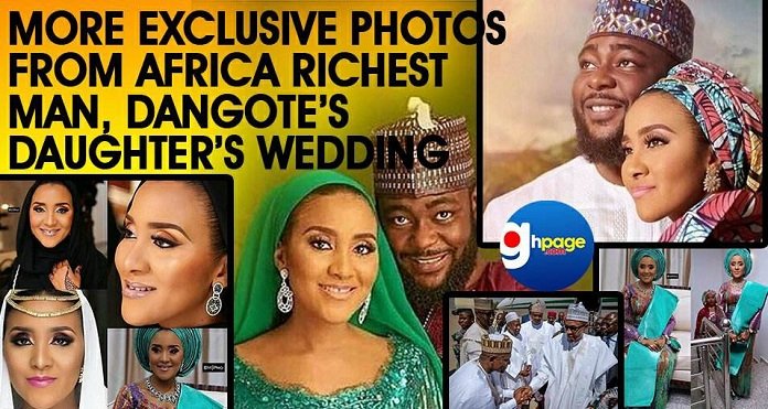 More Exclusive PHOTOS From African Richest Man, Dangote's Daughter's wedding