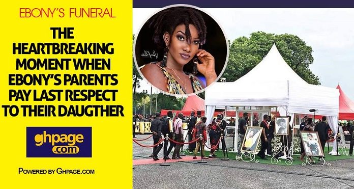 Video: The Heartbreaking Moment When Ebony's Parents Pay Last Respect To Their Daughter
