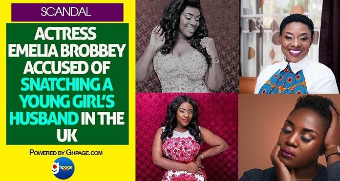 Scandal: Actress Emelia Brobbey Accused Of Snatching A Young Girl's Husband In The UK