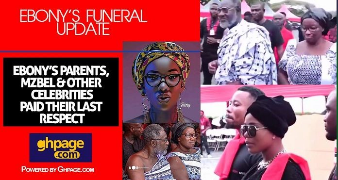 Video: Watch when Mzbel and other Ghanaian Celebrities paid their last respect to Ebony