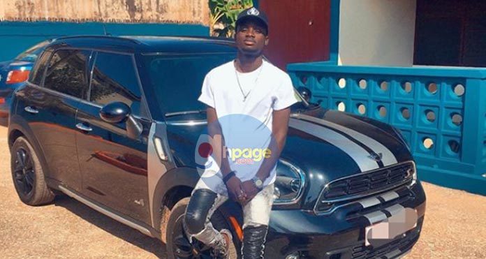 Photo: Kuami Eugene just acquired a brand new luxurious car for himself