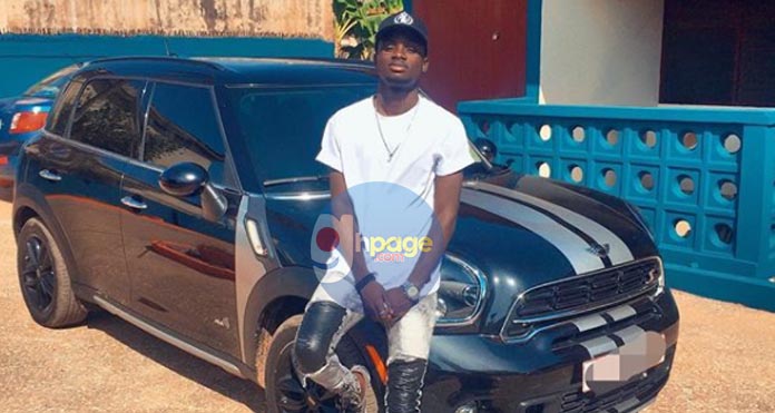   Photo: Kuami Eugene has just bought a brand new luxury car 
