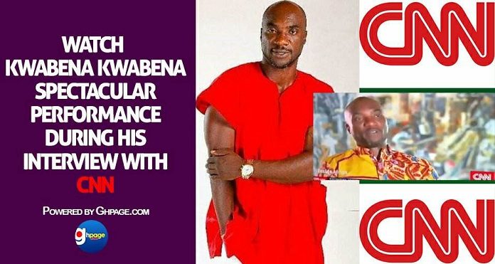 Watch Kwabena Kwabena's Spectacular Performance During His Interview With CNN