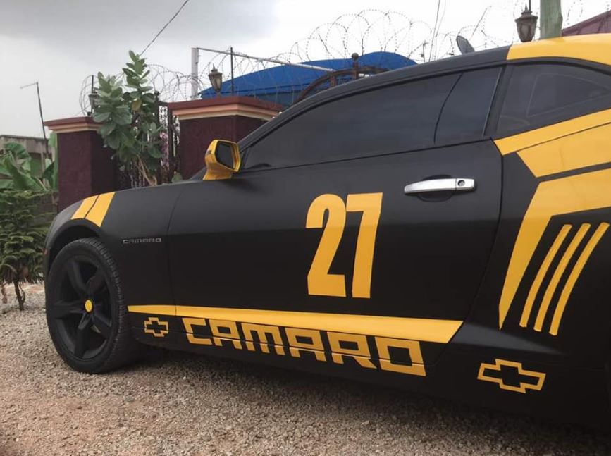 Kwadwo Nkansah Lil Win Buys A Brand New Camaro Car(Photos)