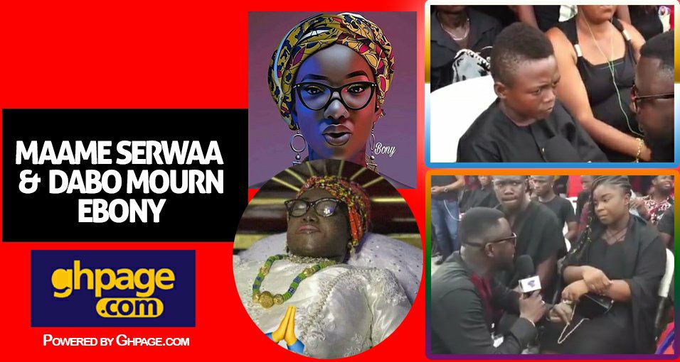 Maame Serwaa and Yaw Dabo mourn Ebony Reigns in tears(Video)