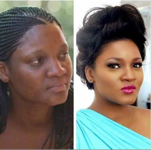 Fans Accuse Omotola Jalade Of Bleaching