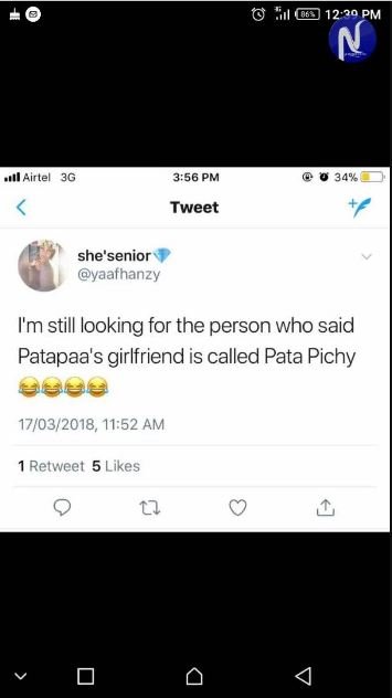 Meet The Alleged Girlfriend Of Patapaa Called ‘Pata Pichy’