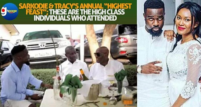 Sarkodie and Tracy Sarkcess' annual “Highest Feast”; These are the high class inviduals who attended