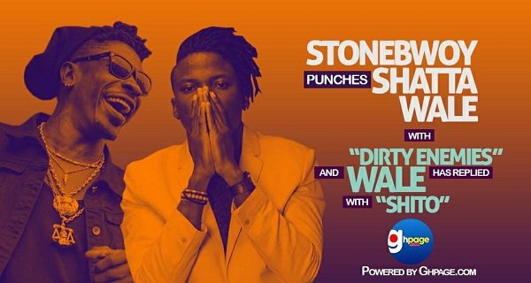 Listen Up!: Stonebwoy Punches Shatta Wale With 'Dirty Enemies' & Wale Has Replied With 'Shito'