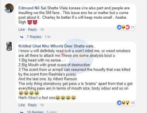 Bhim Nation fans tears Shatta Wale apart over Kumi Guitar's diss song to Stonebwoy