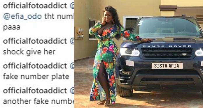 "You should be deleting this picture by now" - Efia Odo mocks Sista Afia over her newly bought customized Range Rover