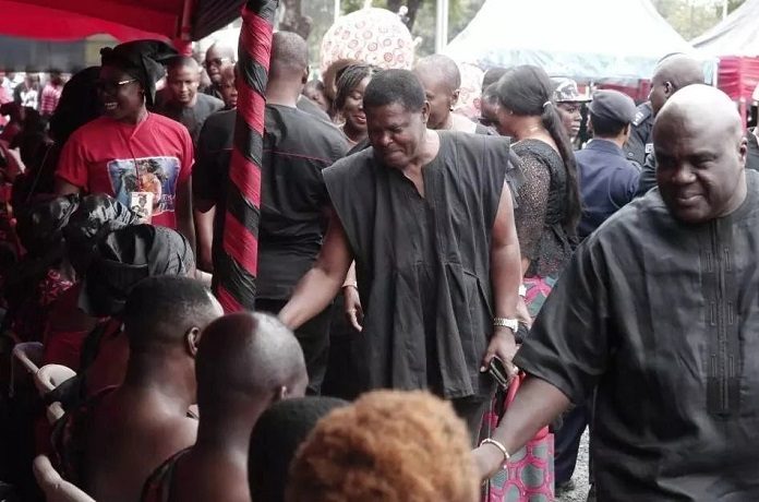 Photos: Top NDC Officials pay their last respect to Ebony Reigns