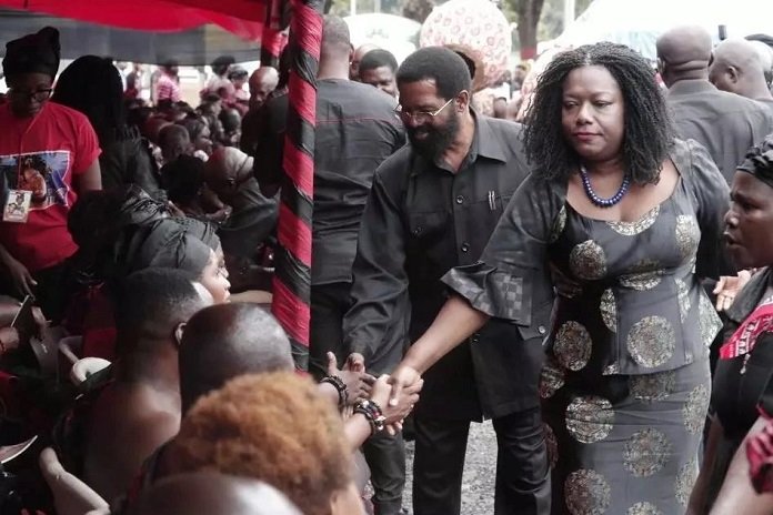 Photos: Top NDC Officials pay their last respect to Ebony Reigns