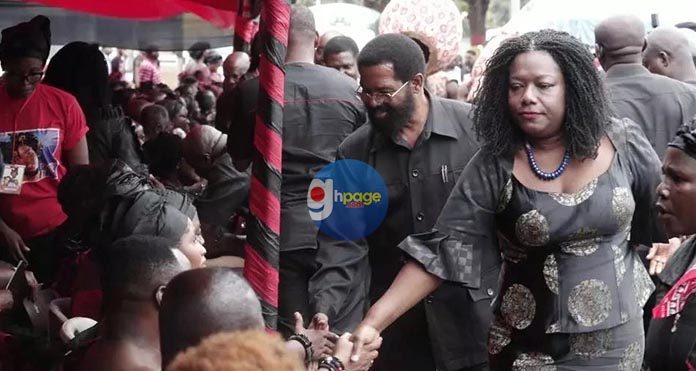Photos: Top NDC Officials pay their last respect to Ebony Reigns