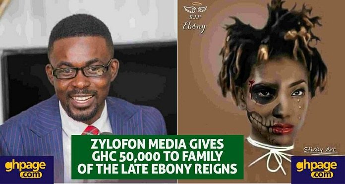 Video: Zylofon Media Presents GHS50,000 & A Xylophone To The Family Of The Late Ebony Reigns