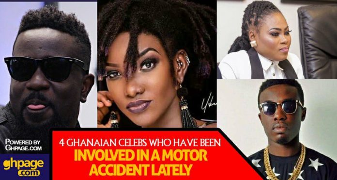 4 Ghanaian Celebs Who Have Been Involved In A Motor Accident Lately