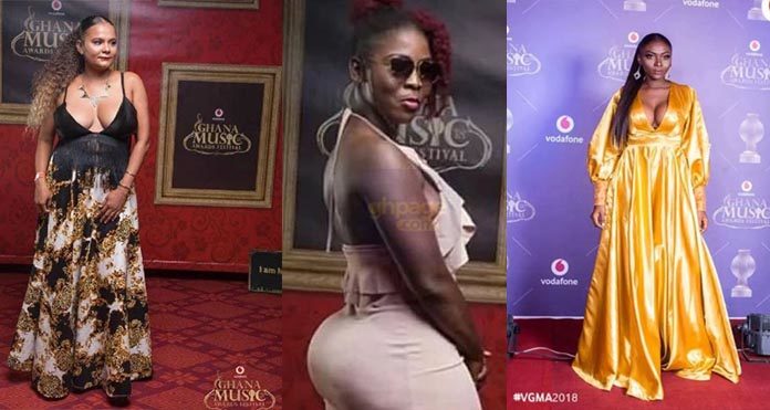 Photos: Theses Are The 4 'Braless Celebrities Who Were Spotted At The 2018 VGMA