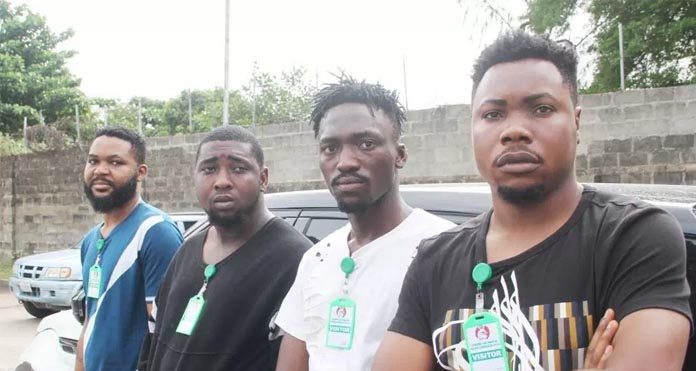 Sakawa Boys With Charms and Luxury Cars Arrested (Photos)