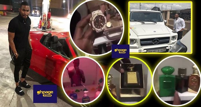 Video: Ibrah One Puts His Entire Wardrobe On Social Media And His Perfume Alone Can Buy A Ferrari