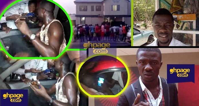 Video:Huge Crowd Mob Kwaku Manu As He Is Granted Bail By The Ejisu Police - Listen To His First Interview