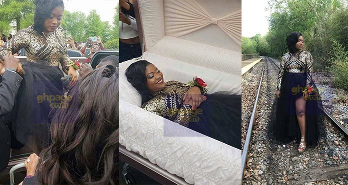 Social Media Users Go 'Wild' As A Lady Shares Her Pre-Burial Photos Online