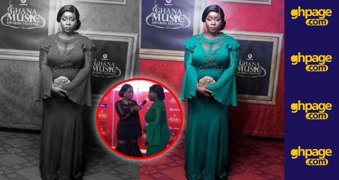 You need to see the amazing dress Maame Serwaa wore to the VGMA that has gotten everyone talking (Photos+Video)