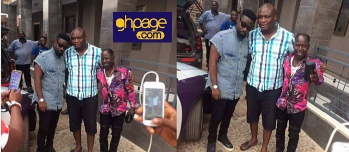Photos: Sarkodie Spotted With Amakye Dede After Surviving Car Accident