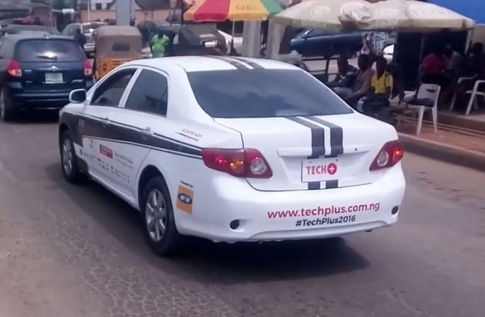 Videos+Photos: See The Reactions When Some Africans Spotted A Self-Driving Car For The First Time