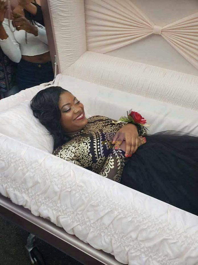 Social Media Users Go 'Wild' As A Lady Shares Her Pre-Burial Photos Online