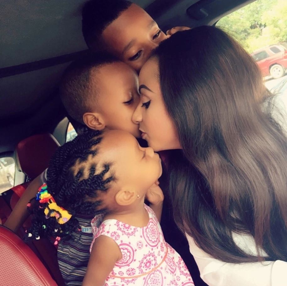 Asamoah Gyan's wife, Gifty Gyan and her Children