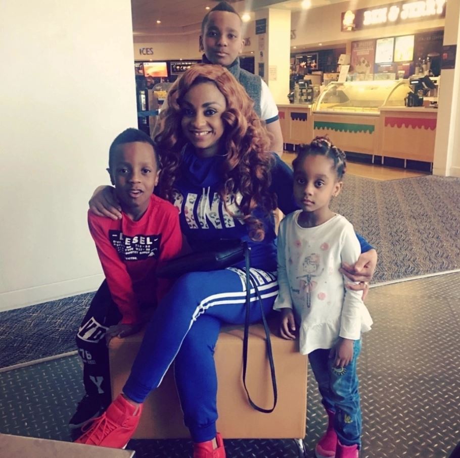 Asamoah Gyan's wife, Gifty Gyan and her Children