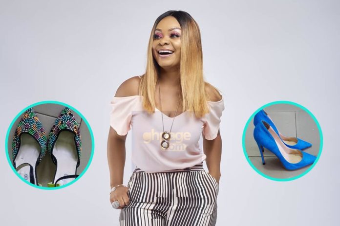 Actress Beverly Afaglo Baah Dashes 13 Shoes To Lucky Fans To Celebrate Her Birthday