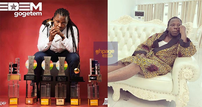 Rapper Edem Flaunts All His Awards To Mark His Birthday