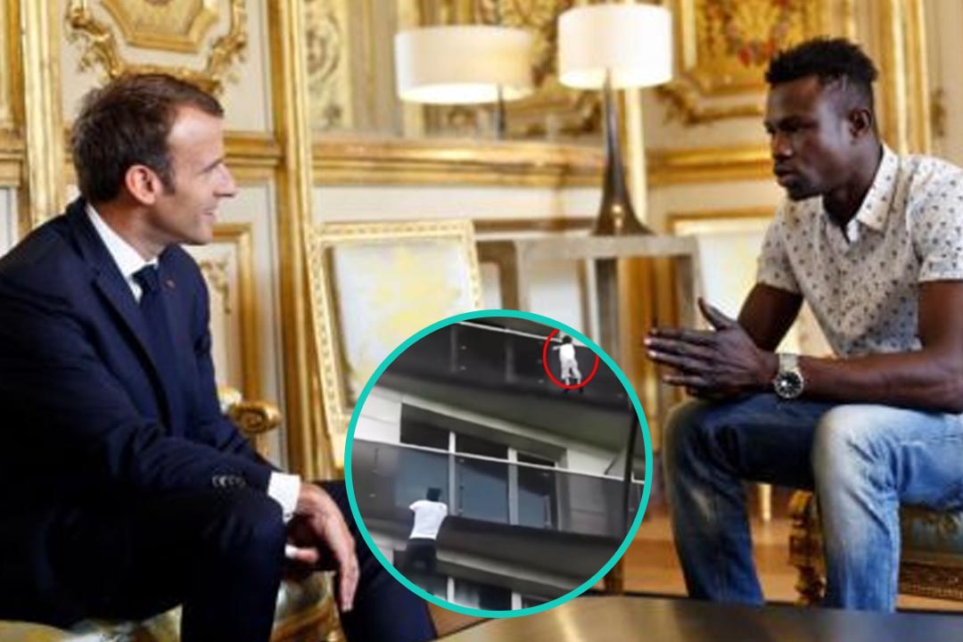 France President Grants Citizenship To Man Who Climbed A Four Storey To Save A Child