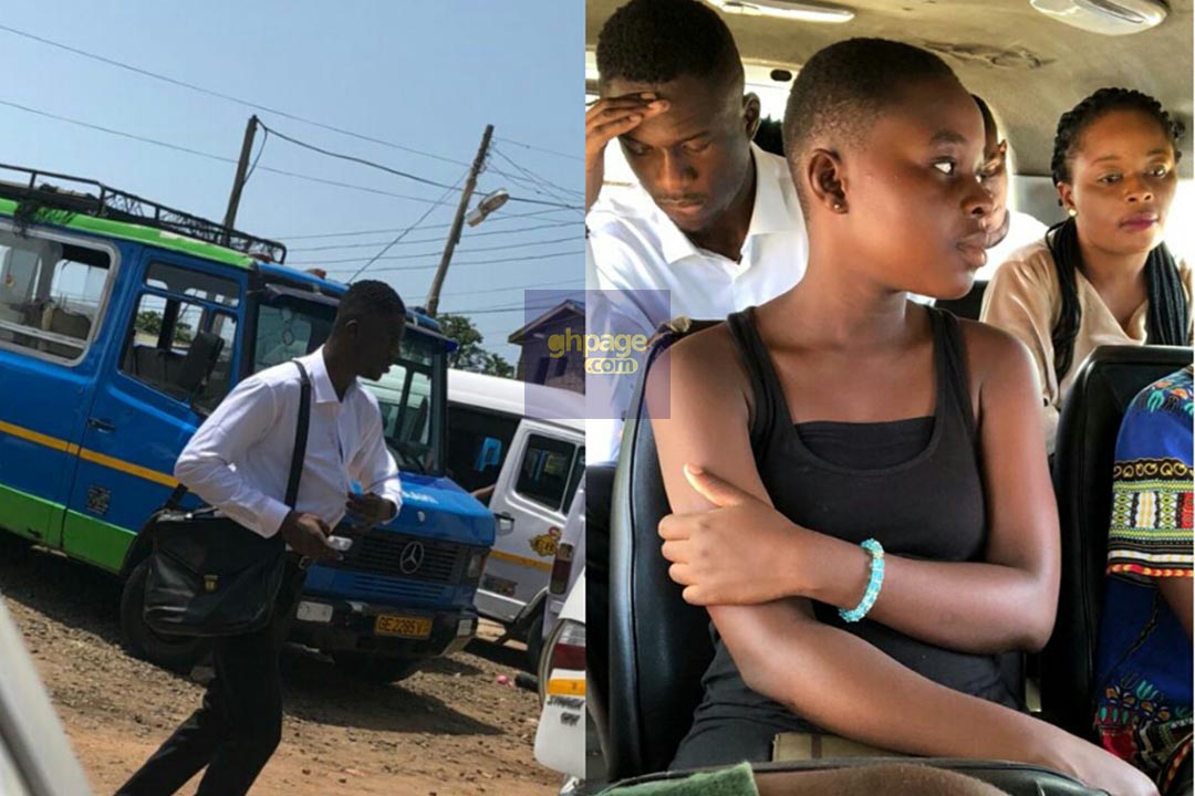 Ghanaian Rapper Joey B Spotted In A Commercial Bus “Trotro” (Photos)