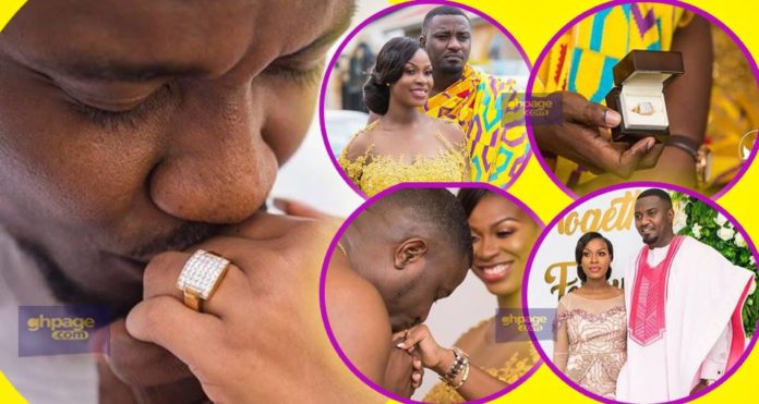 John Dumelo is reported to have spent about GHC15,000 on wife's ring