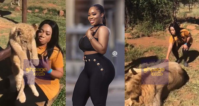 Video: Slay Queen Moesha Finds A New Pet As She Spends Some time Out In South Africa
