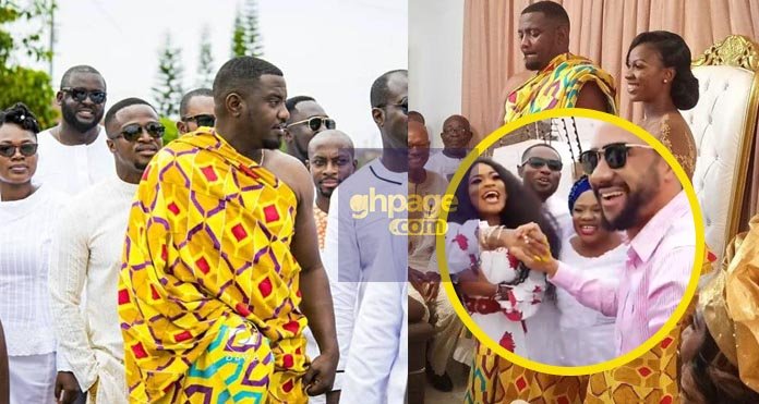 Video: Pastor Majid Michel Pops Up At John Dumelo’s Traditional Wedding