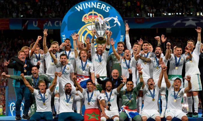 Real Madrid beat Liverpool 3-1 to win the champions leagues for the third consecutive time