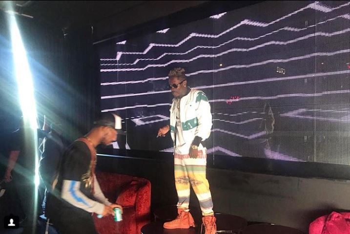 Shatta Wale is shooting a new music video with charming ladies in South Africa