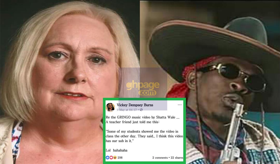 White Woman In Gringo Thanks Shatta Wale For Making Her A Star