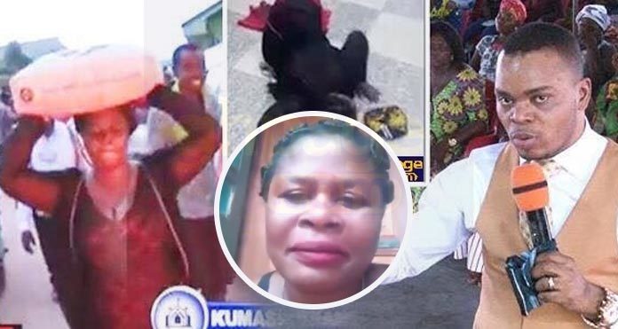 Woman Who Was Punished By Obinim To Carry Cement Speaks